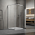Душевой уголок Slim 8mm VSS-6SL900CL, 900*900, хром, стекло прозрачное