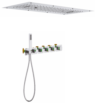 Душевая система Petruma SX-5329/00SM термо встраиваемая, хром