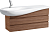LAUFEN\ALESSIA: 2452.0.097.630.1 Alessi  Тумба  Орех для раковины 1497.3,  на 1200 mm															