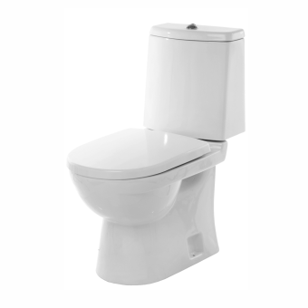 Унитаз напольный Sanita Luxe BEST Comfort, белый, сидение микролифт, арматура Oli
