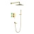 Душевая система Saona SX-2379/17SM встраиваемая, браш золото