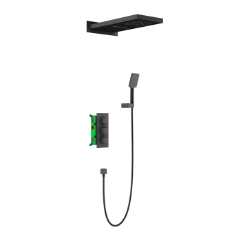 Душевая система Petruma SX-5039/03SM термо встраиваемая, черный
