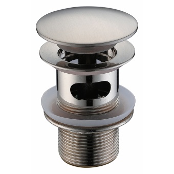 Донный клапан Push-up A073  WasserKraft цвет никель