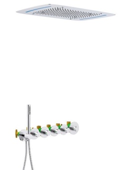 Душевая система Saona SX-2319/00SM термо встраиваемая, хром