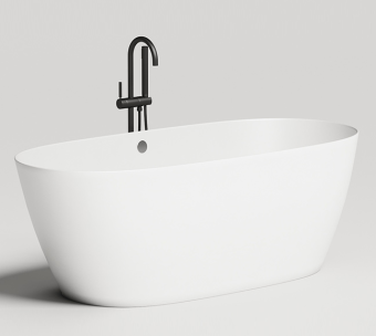 Ванна S-Sense SOFIA LIGHT 1650х750х600 глянец/ДК белый (выпуск+сифон)