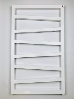 TERMA Полотенцесушитель ZIGZAG 835/500 белый (RAL 9016), тэн MOA 300W скрытый