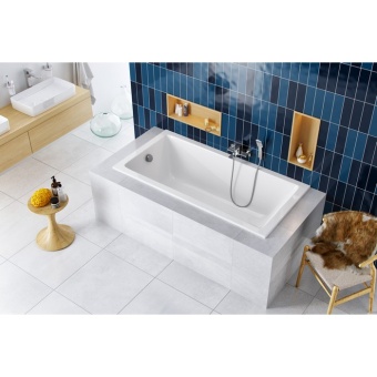 Ванна EXCELLENT Wave 160x80 с каркас MR-02
