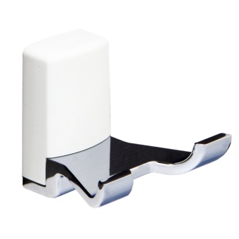 Крючок двойной WASSERKRAFT LEINE K-5023D WHITE (белый)