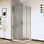 Душевой уголок City VSS-5CT800MT, 800*800, хром, стекло текстурное