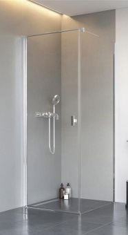 Дверь RADAWAY NES 8 KDJ I Door 100 хром, прозрачная, 8мм, правая