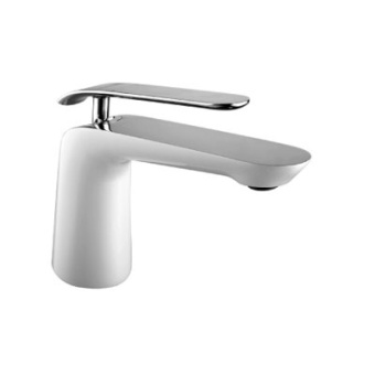 Смеситель для раковины Lemark Melange LM4906CW хром/белый