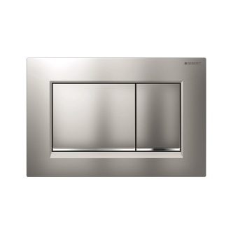 Кнопка смыва Geberit SIGMA30 (хром матовый/  хром) 115.883.JQ.1 с покрытием от отпечатков