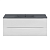 База под раковину VINCEA Mia 1200 подвесная, 2 выкатных ящика soft close, G.White