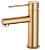 Смеситель д/р Saona 2361/19F матовое розовое золото