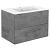База под раковину VINCEA Norma 800 подвесная, 2 выкатных ящика soft close, Beton VMC-2N800BT