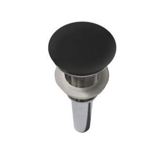 Донный клапан Vincea DBS-616MB, без перелива,  чёрная матовая