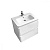 База под раковину VINCEA Alba 800 подвесная, 2 выкатных ящика soft close, L.White VMC-1A800LW