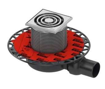 Трап TECEdrainpoint S 110, низкий с универсальным фланцем Seal System