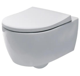 Унитаз подвесной Geberit ICON Rimfree без ободка 6л, глубина 530мм 204060000