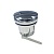 Донный клапан для ванны АСТРА-ФОРМ Washbasin 3030.01 Click-Clack, хром