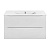 База под раковину VINCEA Mia Slim 900 подвесная, 2 выкатных ящика soft close, G.White