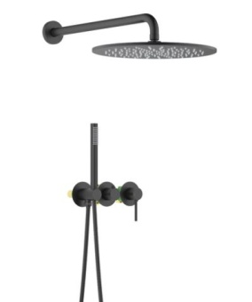 Душевая система Saona SX-2349/03SM встраиваемая, черный