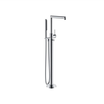 Смеситель для ванны напольный Vincea Rim VTF-2RMCH, хром