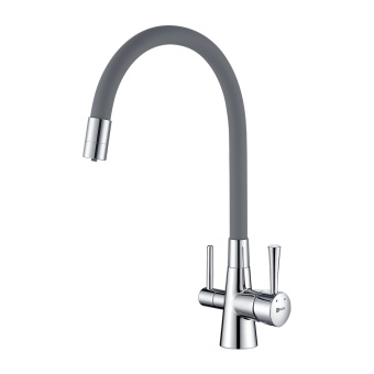 Смеситель для кухни Lemark Comfort подкл. к фильтру для питьевой воды LM3075C-Gray