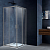 Душевой уголок Alpha VSS-3AL100CLGM, 1000*1000, вороненая сталь, стекло прозрачное