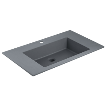 Раковина VINCEA VCB-13800G из кварца, цвет серый