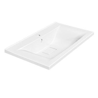 Раковина VINCEA VCB-3M750W из искусственного камня, цвет белый