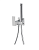 Tres Special tapware CUADRO Гигиенический душ со смесителем, держателем, выводом и шлангом 00612301