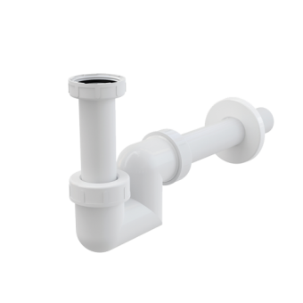 Сифон для биде и умывальника без выпуска с трубкой 1 1/4", A45F-DN32 Alcaplast
