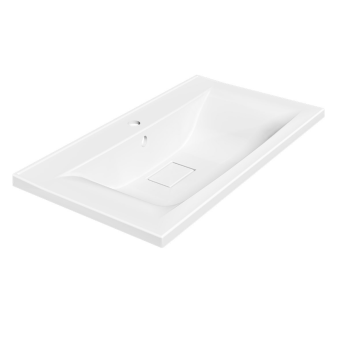 Раковина VINCEA VCB-3M900W из искусственного камня, цвет белый