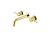 Смеситель для раковины встраиваемый Vincea Groove VBFW-4G1BG4, брашированное золото