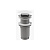 Донный клапан click/clack 1 1/4" с большой белой заглушкой, без перелива A395B