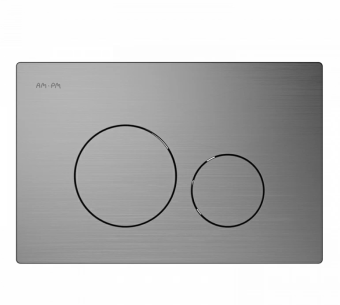 I049031 Pro L, клавиша для инсталляции пневматическая, пластик, матовый никель, AM.PM