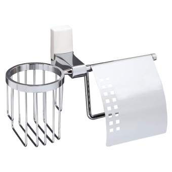 Держатель таулетной бумаги и освежителя WASSERKRAFT LEINE K-5059WHITE 