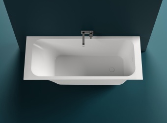 Ванна S-Sense ORLANDA KIT 1700 х 700 х 590/610 матовая/ДК белый (выпуск+сифон) 102111M