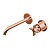 Смеситель д/р встраиваемый CROSS браш розовое золото(BOX E0BA0115SX)