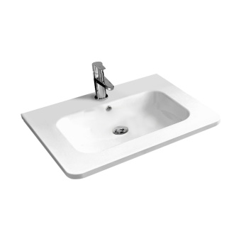Раковина VINCEA VCB-1RA600W из искусственного камня, цвет белый