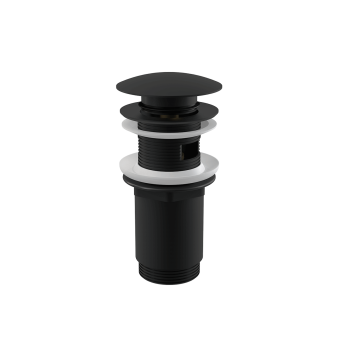 Донный клапан 1 1/4 черный матовый Alcaplast A392 BLACK