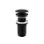 Донный клапан 1 1/4 черный матовый Alcaplast A392 BLACK