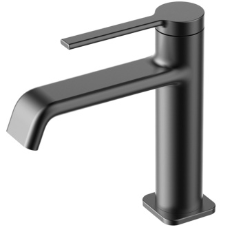 Смеситель для раковины AQUAme Asti AQM6410GM, оружейная сталь