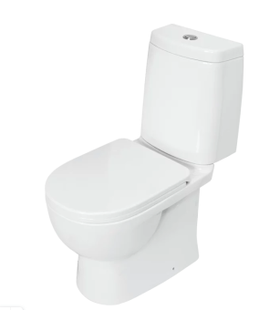 Унитаз напольный Sanita Luxe FEST Comfort, белый, сиденье микролифт, арматура AlcaPlast