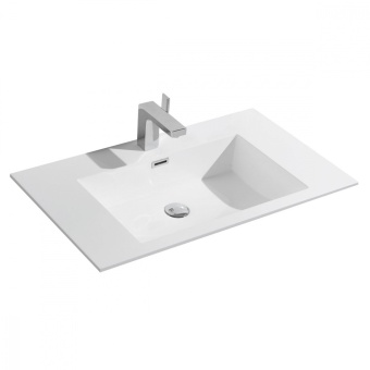Раковина VINCEA VCB-13800W из искусственного камня, цвет белый