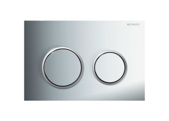 Кнопка смыва Geberit OMEGA20 хром глянц/мат./ глян 115.085.KH.1