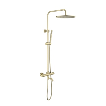 Душевая система Timo Saona SX-2380/17 brushed gold (с термостатом)