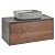 База под раковину VINCEA Mesa 1000 подвесная, 1 выкатной/1 скрытый ящика soft close,T.Oak+Beton
