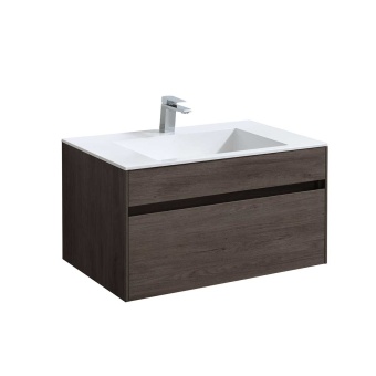 База под раковину VINCEA Chiara 800 подвесная, 1 выкатной ящик soft close, R.Oak VMC-2C800RO